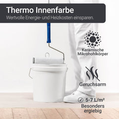 Energiesparfarbe Thermo Innenwandfarbe Wandfarbe Wohnraumfarbe Klima Farbe W529 5-20L
