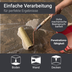 Grundierung für Bodenfarbe Epoxidharz Bodenbeschichtung Primer Beton Haftgrund W703 1-10kg