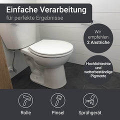 Pintura W713 para azulejos revestimiento de pared Reparacion Resistencia 1-5L