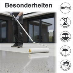 Steinteppich Grundierung Tiefengrund Haftvermittler Natursteinteppich W729 1 - 10Kg - WO - WE.SHOP