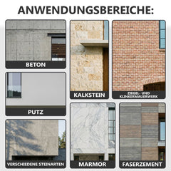 Mauer Fassaden Imprägnierung Fassadenschutz Mauerschutz Abdichtung W870 1-10L