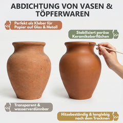 Kaliwasserglas Haftgrund Bindemittel Versiegelung Wasserglas Mauerabdichtung W515 1-10L