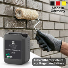 Mauer Fassaden Imprägnierung Fassadenschutz Mauerschutz Abdichtung W870 1-10L