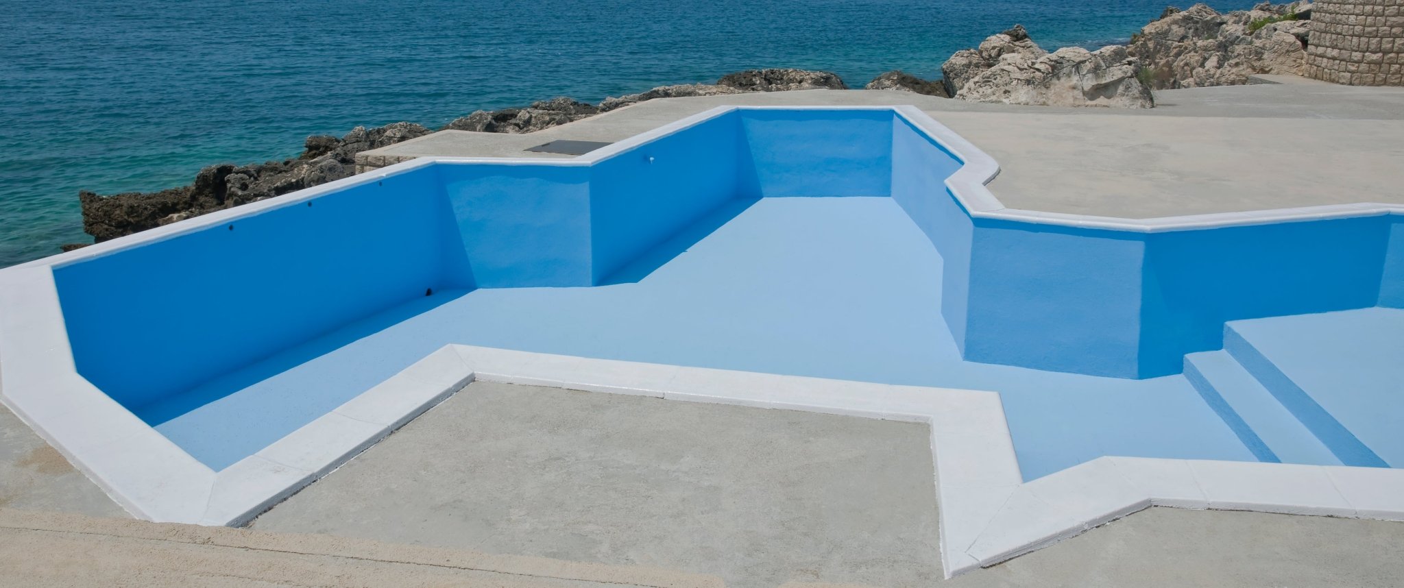 2K Dichtschlämme Schwimmbad Pool Außenbereich Betonbecken abdichten Bodenbeschichtung Grau SL430 5-20Kg