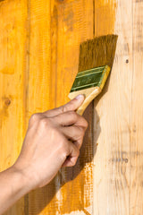 Lackierpinsel Pinsel Set mit Hölzernem Griff Flachpinsel Malerpinsel PL100 - 35mm, 50mm, 70mm