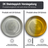 2K Steinteppich Versiegelung Bodenversiegelung Bodenbeschichtung Treppe W732 1,5-9KG
