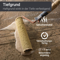 Tiefgrund Untergrungvorbereitung Grundierung Putzgrund Wand Fassaden W518 5-10L