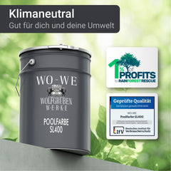 Swimming Pool Paint Coating SL400 1-20L