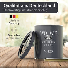 Holzfarbe Holzanstrich Holzbeschichtung Wetterschutzfarbe Holzlack Holz W420 0,75-10L