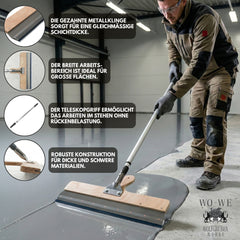 Floor Smoother 560 mm – Professional Notched Smoother with 3×5 mm Teeth | PL230