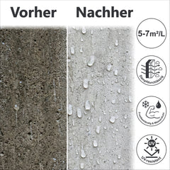 Mauer Fassaden Imprägnierung Fassadenschutz Mauerschutz Abdichtung W870 1-10L