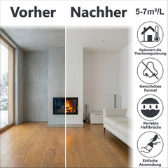 Thermo Innenwandfarbe Wandfarbe Wohnraumfarbe Klima Farbe W529 5-20L