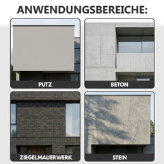 Revêtement climatique pour façade blanc – Peinture murale extérieure à propriétés réfléchissantes – Peinture de façade W527 5–20 L