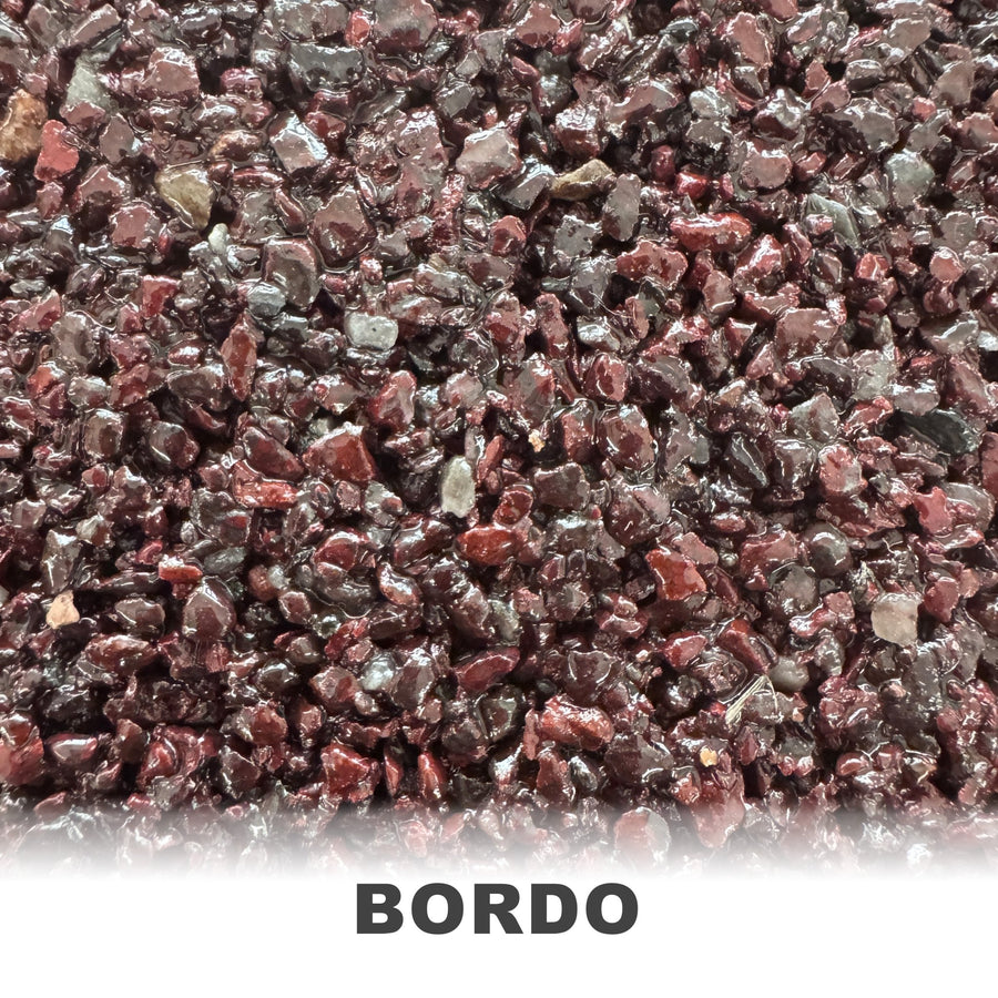 25Kg Steinteppich Set Marmorkies Bodenbeschichtung Naturstein W730 - 2qm - WO - WE.SHOP