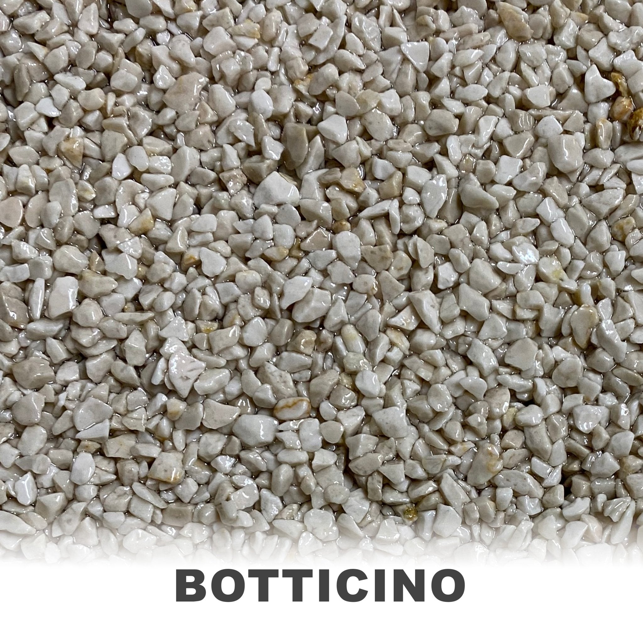 25Kg Steinteppich Set Marmorkies Bodenbeschichtung Naturstein W730 - 2qm - WO - WE.SHOP