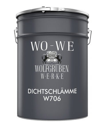 1K Dichtschlämme Balkonabdichtung Abdichtung Bad Terrasse Balkon Dichtungsschlämme Hellgrau W706 5-20Kg