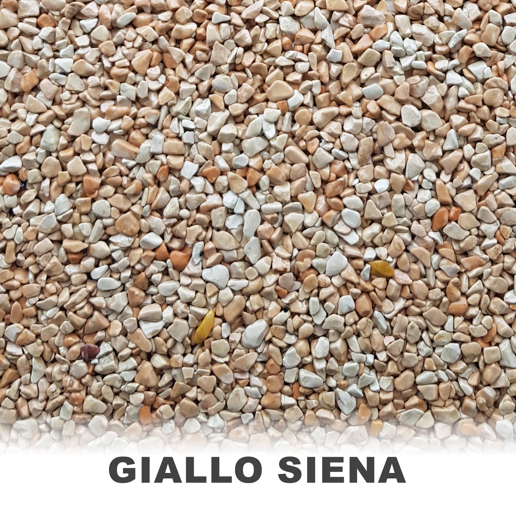 25Kg Steinteppich Set Marmorkies Bodenbeschichtung Naturstein W730 - 2qm - WO - WE.SHOP