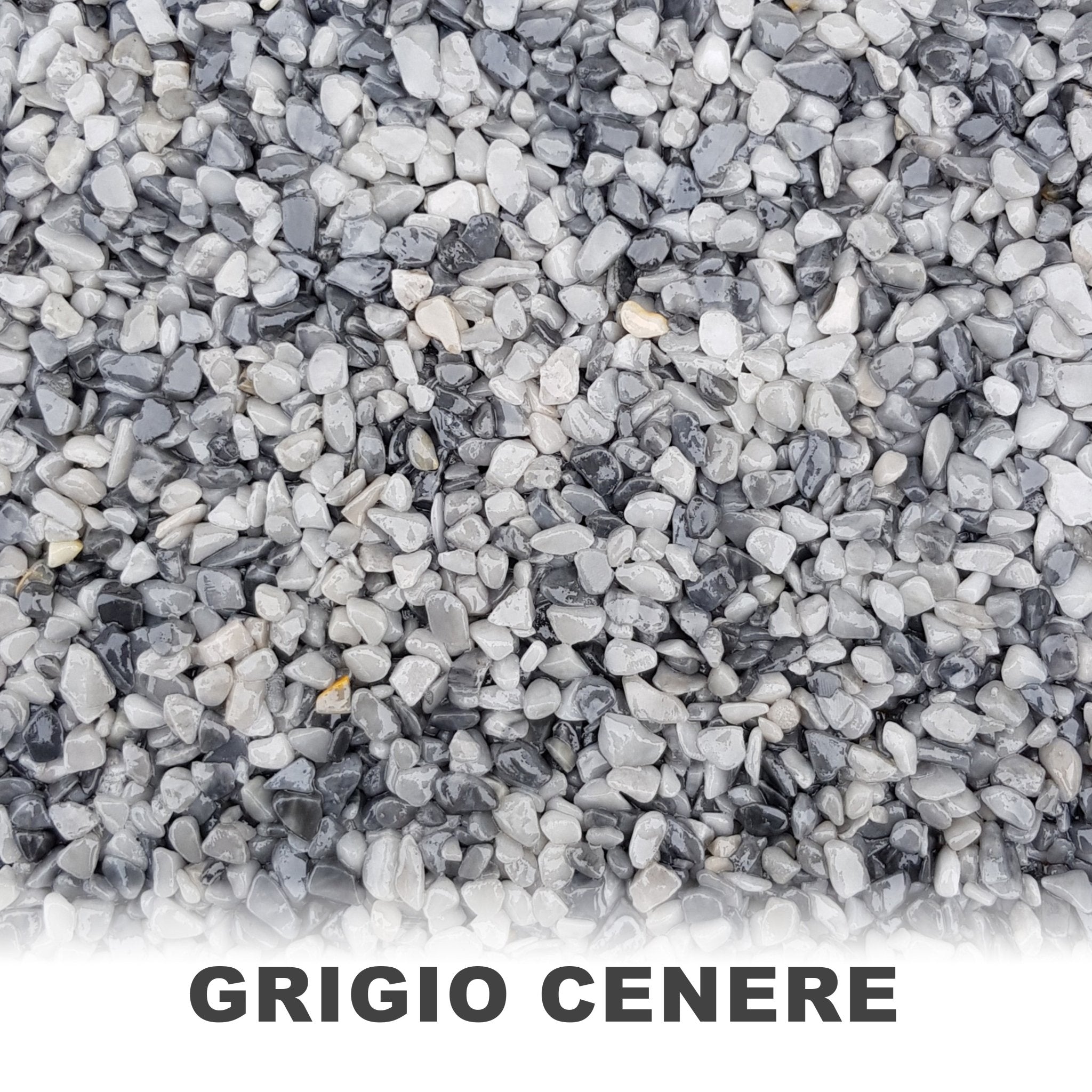 25Kg Steinteppich Set Marmorkies Bodenbeschichtung Naturstein W730 - 2qm - WO - WE.SHOP