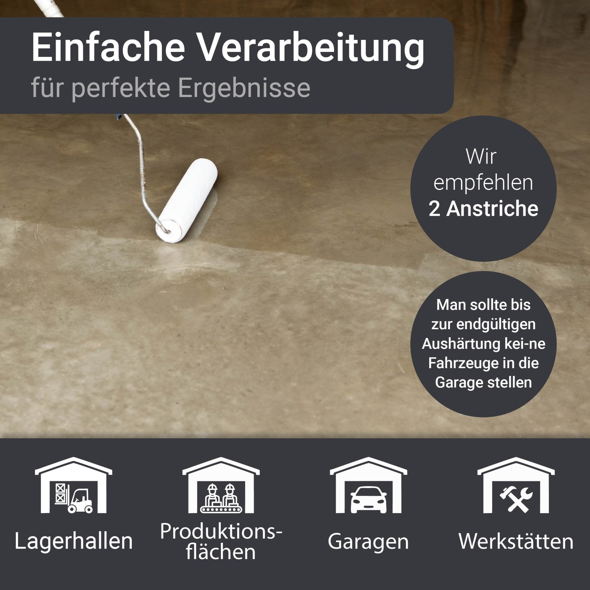 Resina Epossidica Autolivellante Per Pavimenti - 1 Kg, Lucida E Resistente, Colore Grigio RAL 7040 - Foto 9