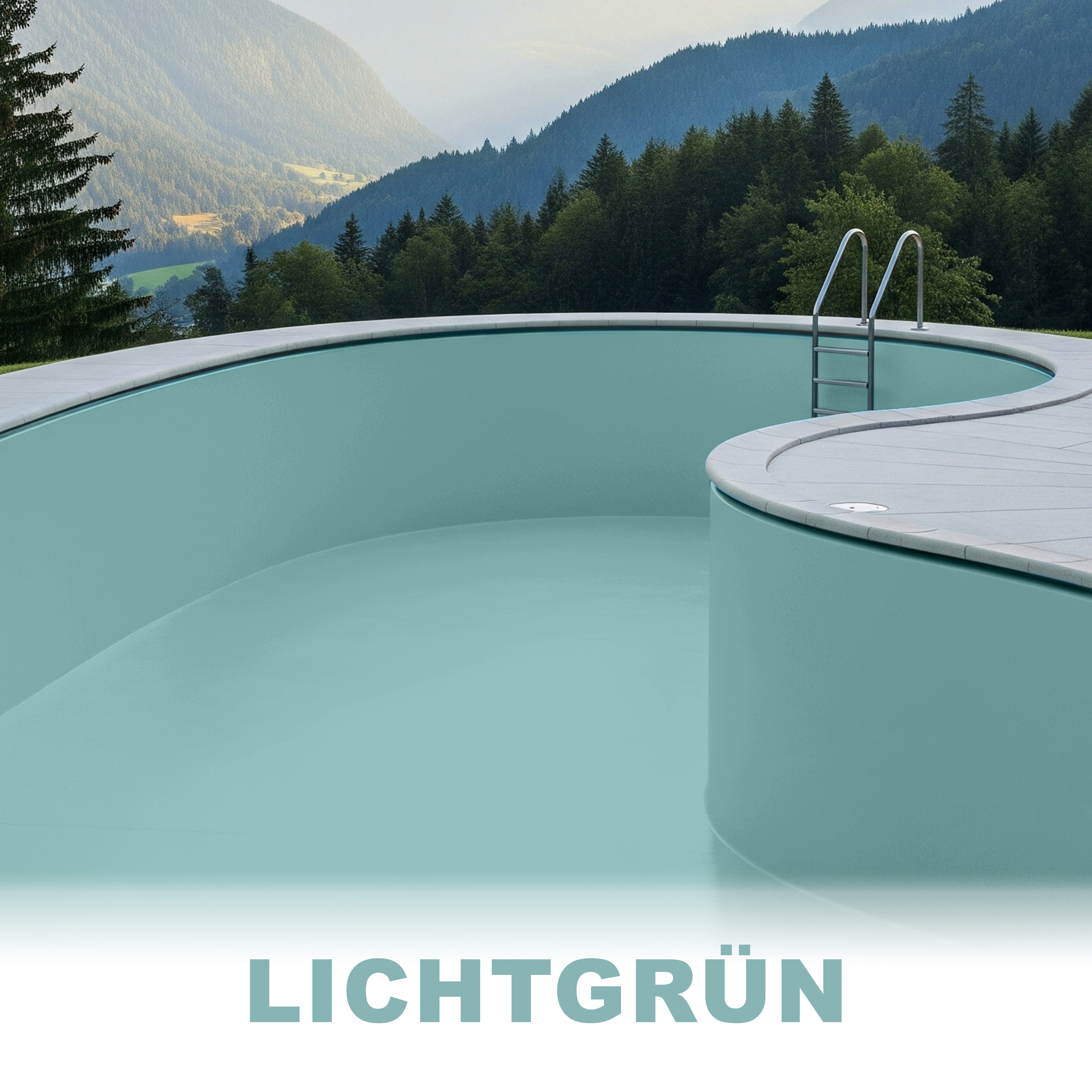 Hamburger Lack-Profi Schwimmbeckenfarbe Poolfarbe in Moosgrau RAL 7003 Hamburger Lack-Profi Schwimmbeckenfarbe Poolfarbe in Moosgrau RAL 7003