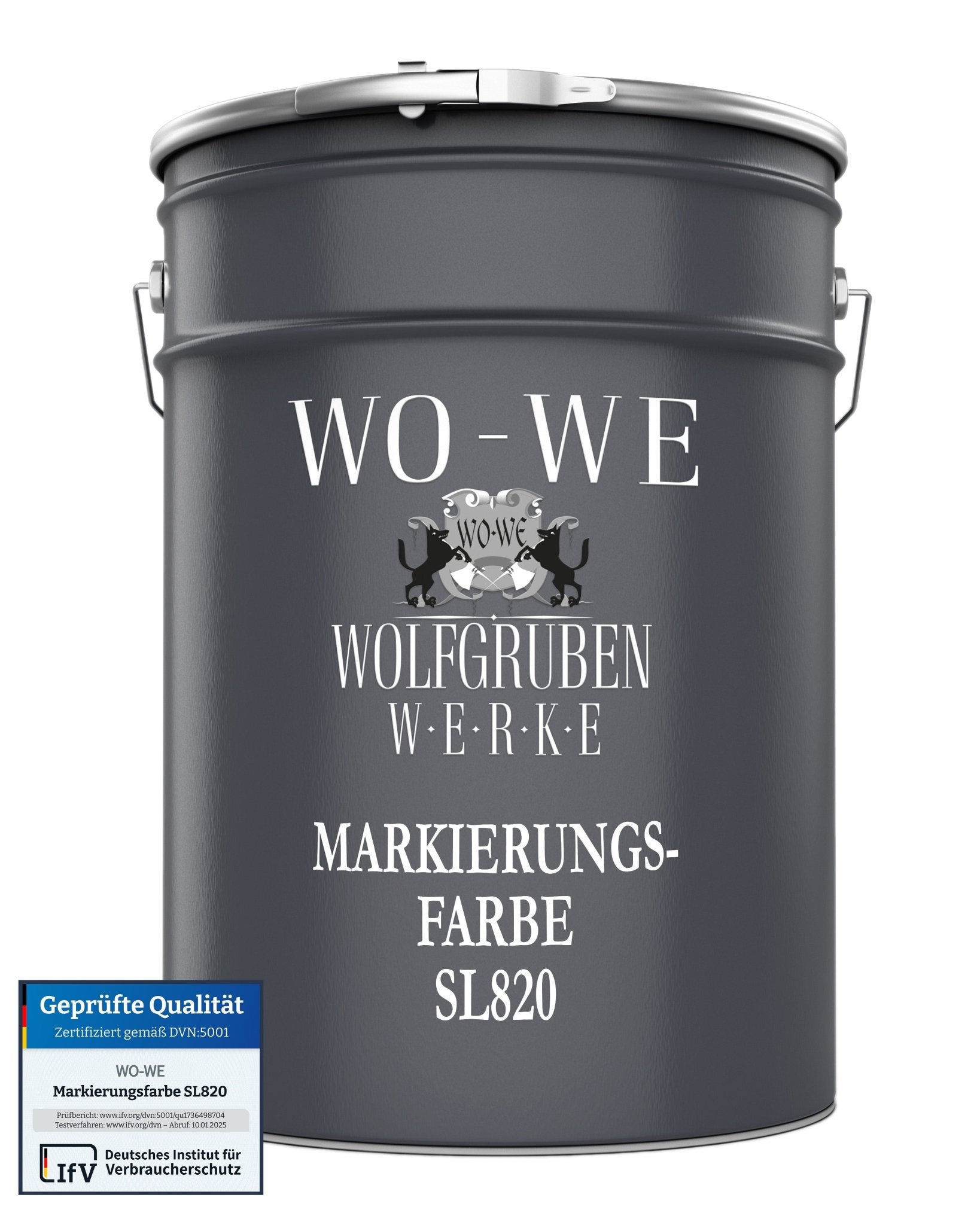 Markierungsfarbe Fahrbahnmarkierung Strassenmarkierungsfarbe Straßen SL820 0,75 - 20L - WO - WE.SHOP