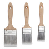 Lackierpinsel mit Holzgriff Flachpinsel 35mm, 50mm und 70mm - WO - WE.SHOP