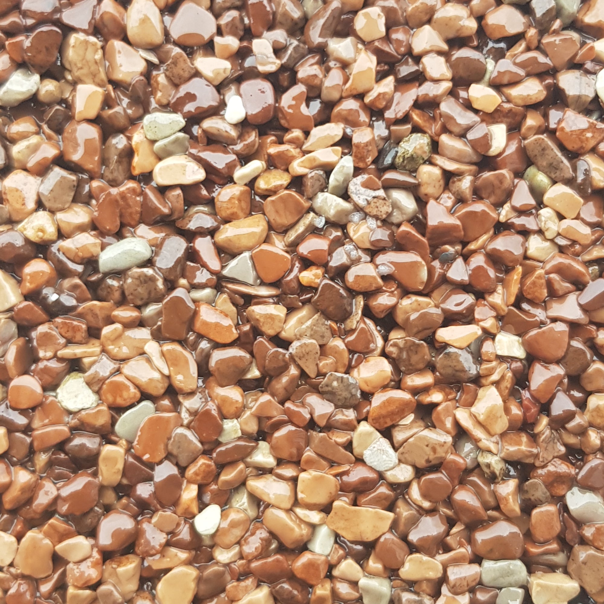 Steinteppich Set Vertikal | Wand, Treppe, Sockel & Stufe | W740 Natursteinteppich mit Grundierung & PU Bindemittel | Korngröße 1 - 4mm - WO - WE.SHOP