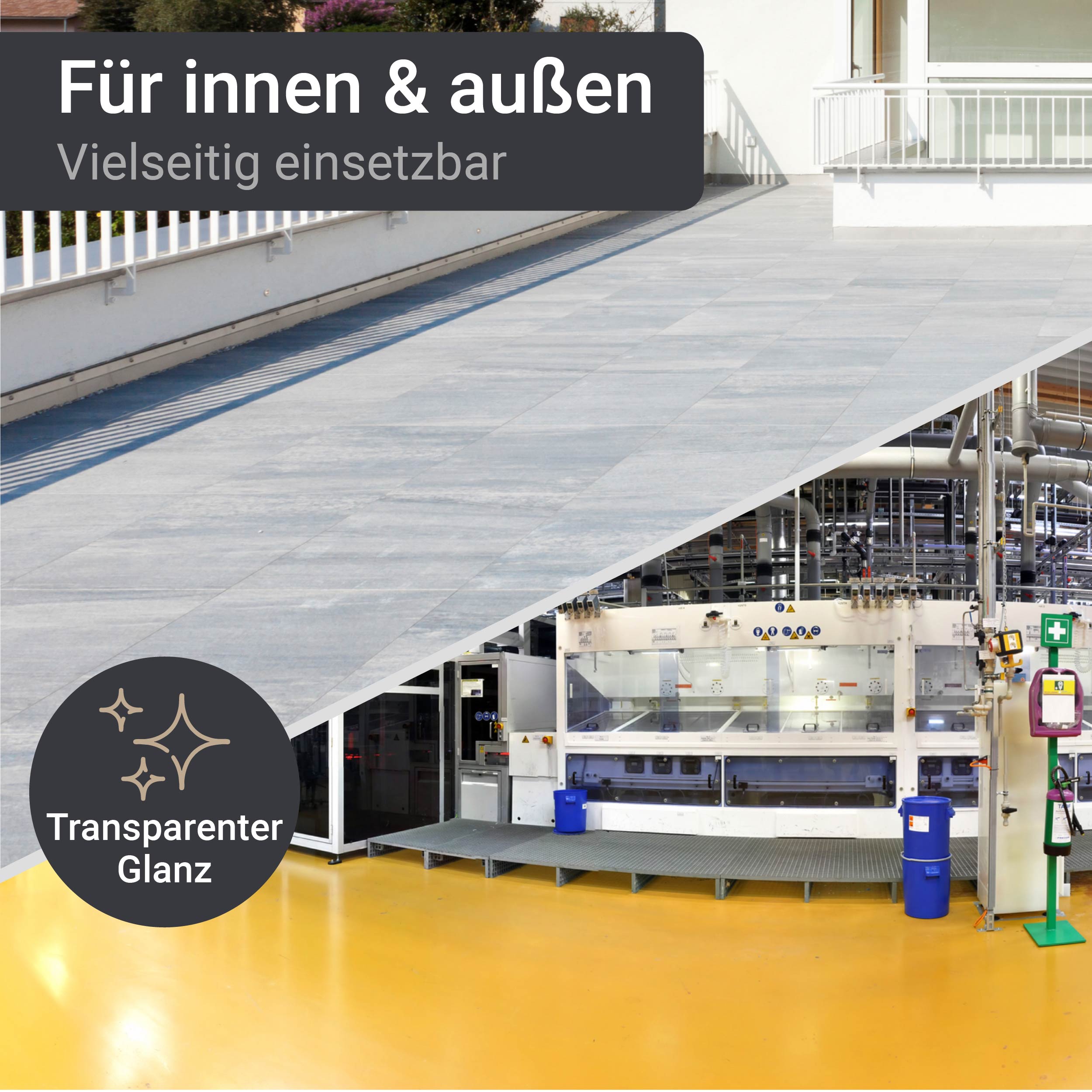 WO-WE 2K Epoxidharz Bodenversiegelung Bodenbeschichtung mit UV-Schutz Klar/Farblos - 3Kg WO-WE 2K Epoxidharz Bodenversiegelung Bodenbeschichtung mit UV-Schutz Klar/Farblos - 3Kg
