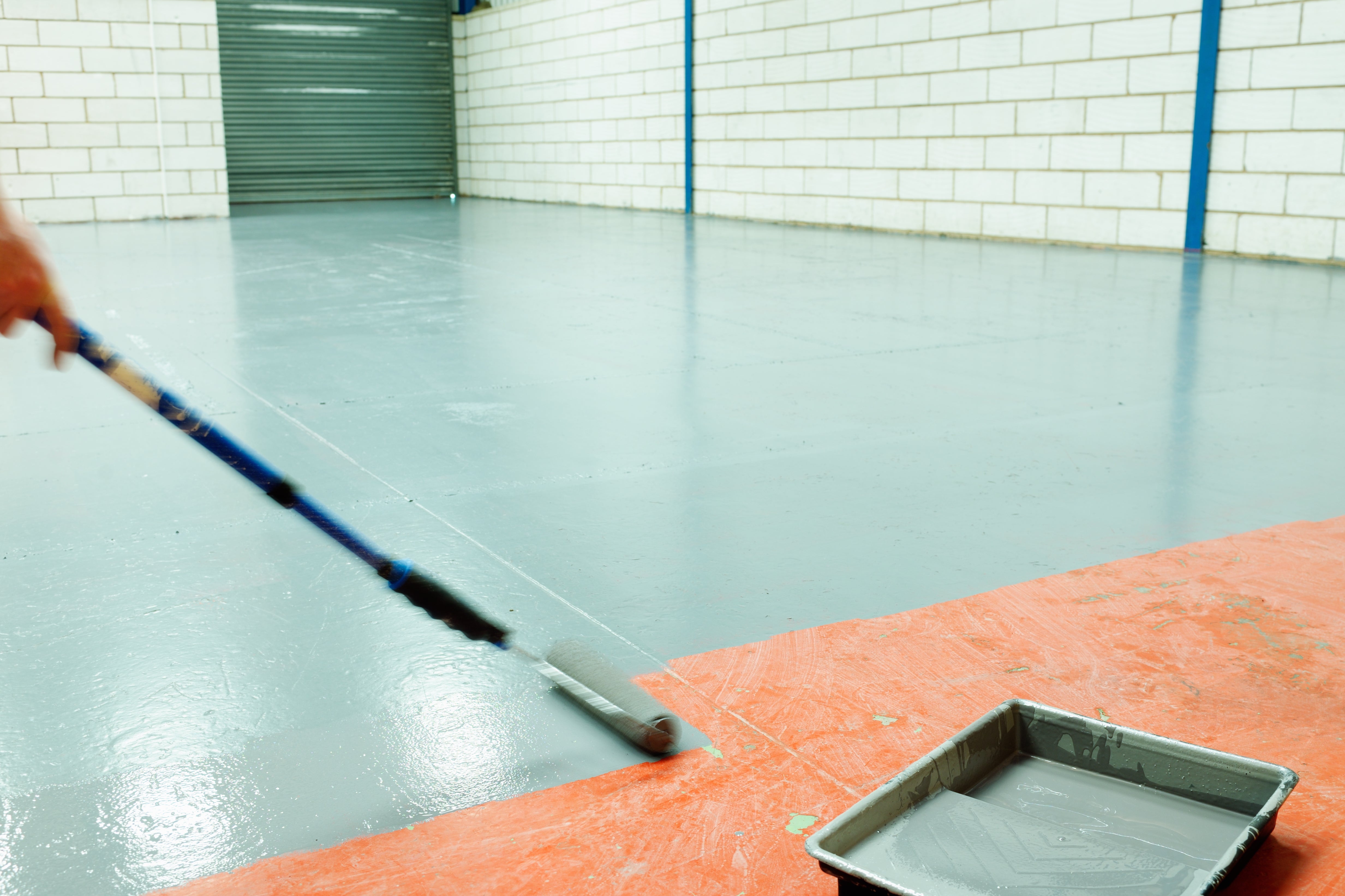 Rivestimento termico per pavimento in cemento Pittura Colorata del garage W718 1-20L