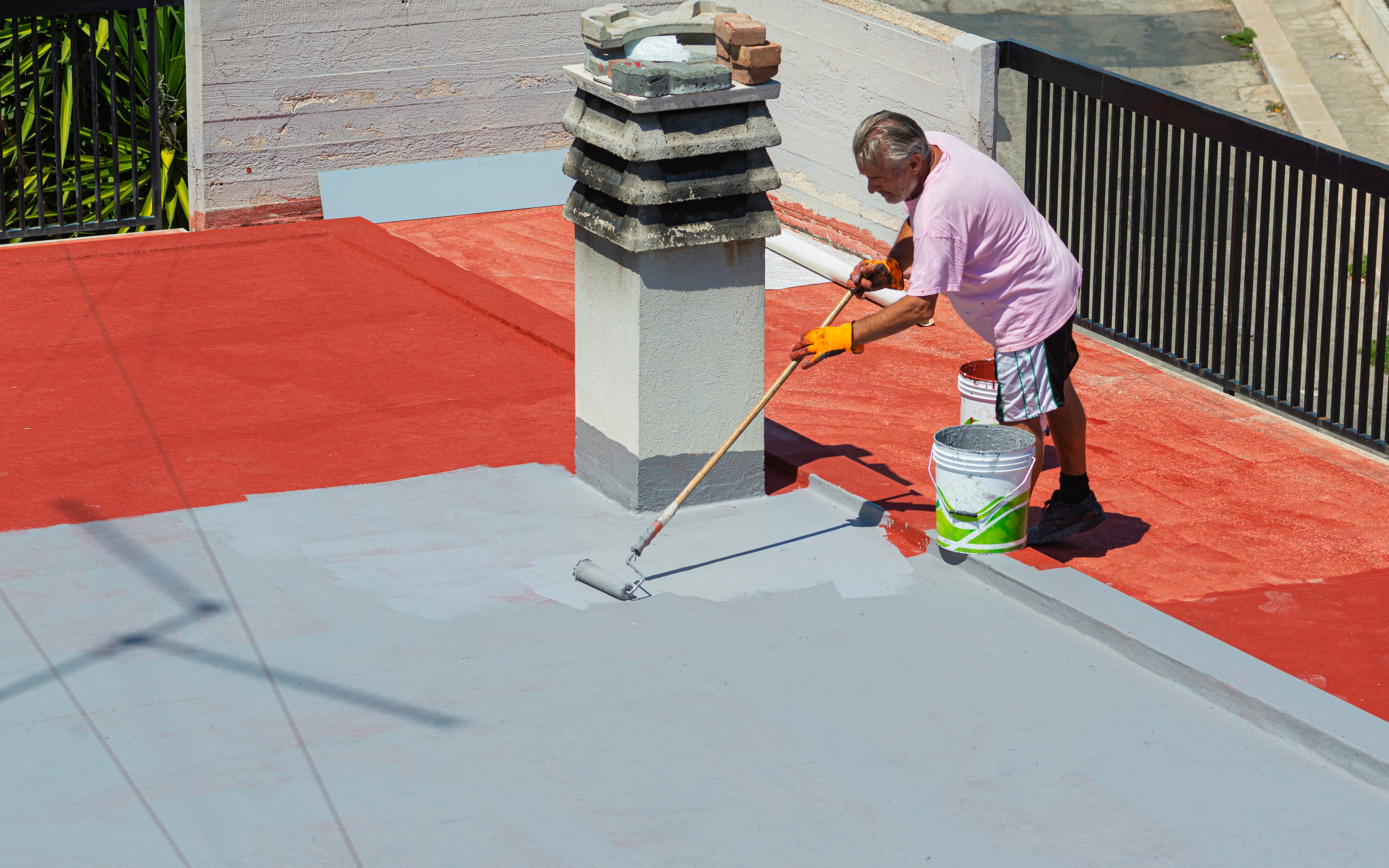 2-Pack Epoxy Resin Coating Balcony terrace concrete paint W735 2.5-10Kg